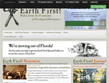 Tablet Screenshot of earthfirstjournal.org